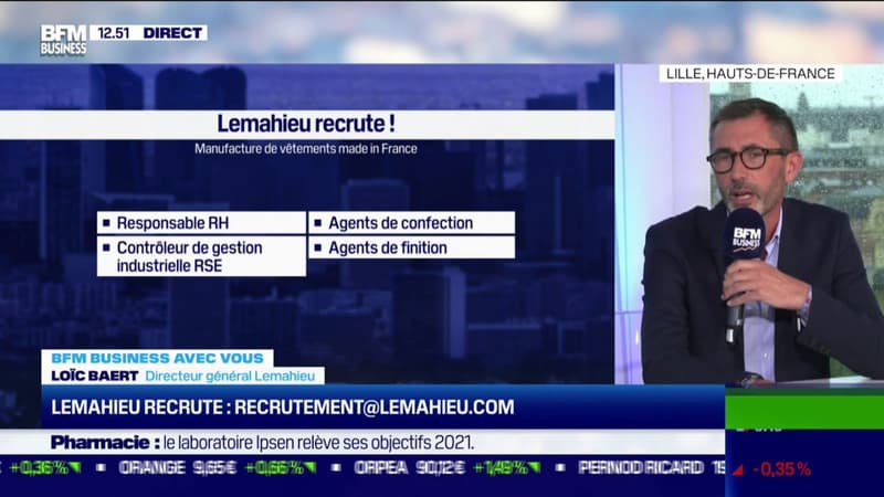 Ça recrute ! Lemahieu : manufacture de vêtements made in France