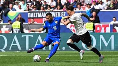 Kylian Mbappé lors d'Allemagne-France le 8 juin 2025