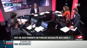 "Ca fait débat": Faut-il parler de sexualité avec ses enfants ? Angelina, auditrice RMC, témoigne: "Le matin, vous avez, comme on dit vulgairement, la trique".