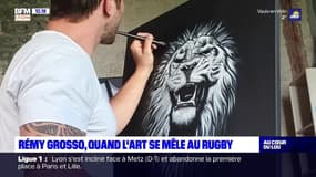 Au cœur du LOU : Rémy Grosso, quand l’art se mêle au rugby