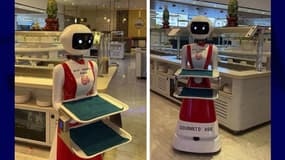 Alexa, le premier robot mis en service par le restaurant Gourmet d'Asie de Saint-Léonard.