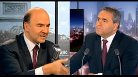 Pierre Moscovici et Xavier Bertrand, sur RMC et BFMTV ce lundi.