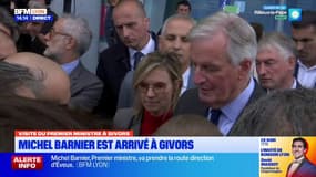 Givors: Michel Barnier répond aux syndicats sur les systèmes d'alerte
