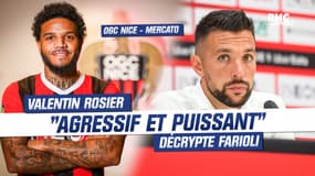 OGC Nice -  Mercato : Rosier un joueur "puissant et agressif" Farioli décrypte sa recrue