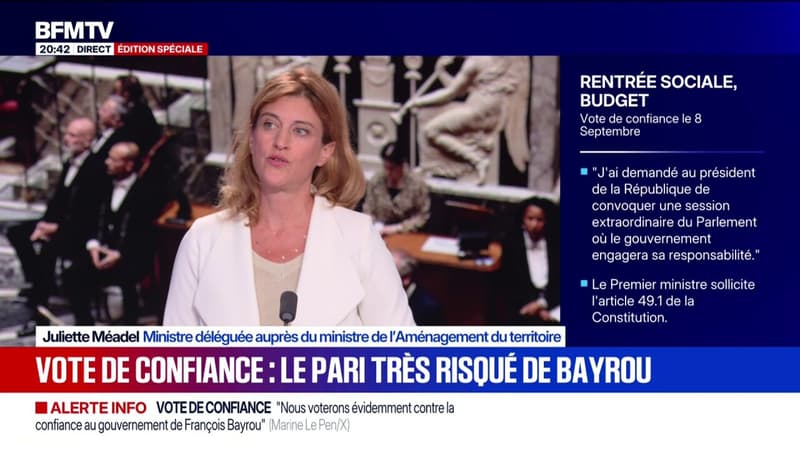 Vote de confiance du 8 septembre: 