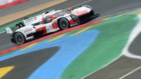La Toyota N.7 lors des 24h du Mans, le 22 août 2021