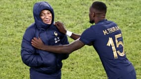 Kylian Mbappé et Marcus Thuram en équipe de France, le 17 octobre 2023