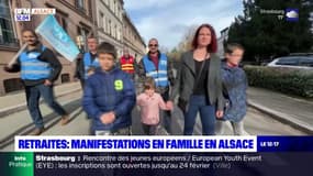 Réformes des retraites: les Alsaciens sont venus manifester en famille