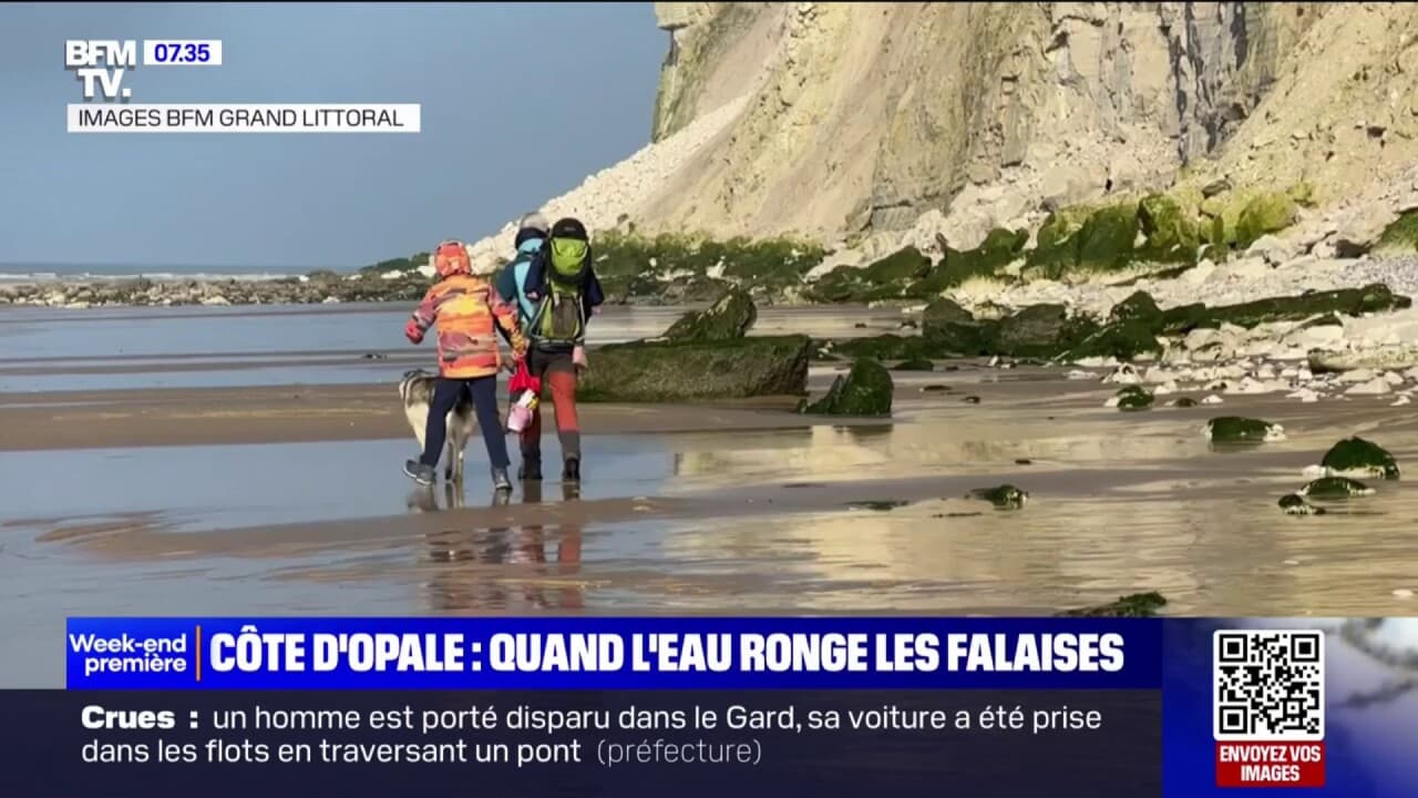 Côte d'Opale quand l'eau ronge les falaises
