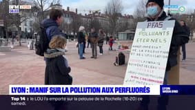 Lyon: une manifestation sur la pollution aux perfluorés