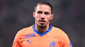 Ismaël Bennacer lors d'Angers-OM, le 9 février 2025 en Ligue 1