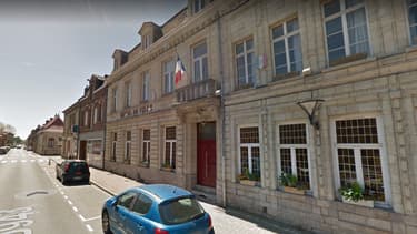 La mairie de la commune de Bouchain, près de Valenciennes.