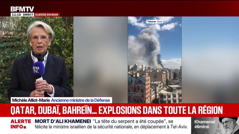 Mort d'Ali Khamenei: "Nous devons accompagner les Iraniens dans le passage vers la démocratie", déclare Michèle Alliot-Marie, ancienne ministre de la Défense