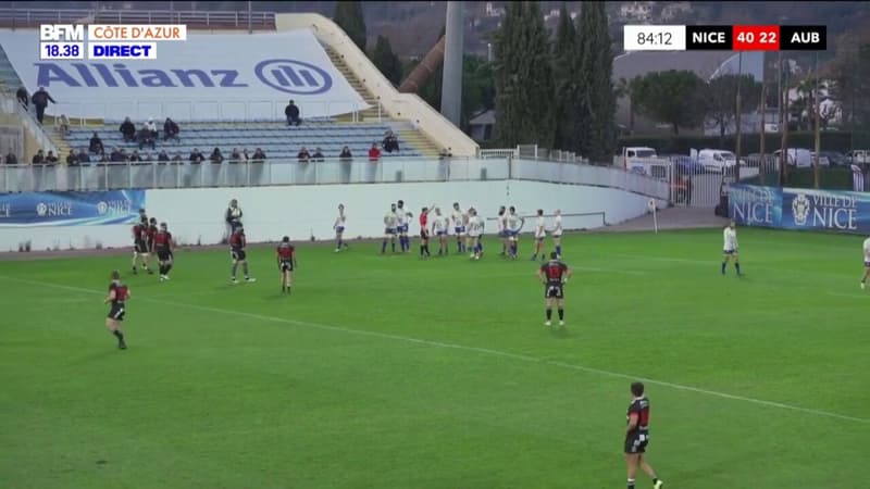 Rugby: large victoire du Stade niçois contre Aubenas 40-22