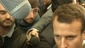 Emmanuel Macron à Strasbourg ce mardi.