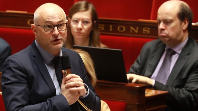 Le secrétaire d'État Laurent Pietraszewski à l'Assemblée nationale le 24 février 2020