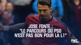 "Le parcours du PSG n'est pas bon pour la L1" assène le Lillois Jose Fonte