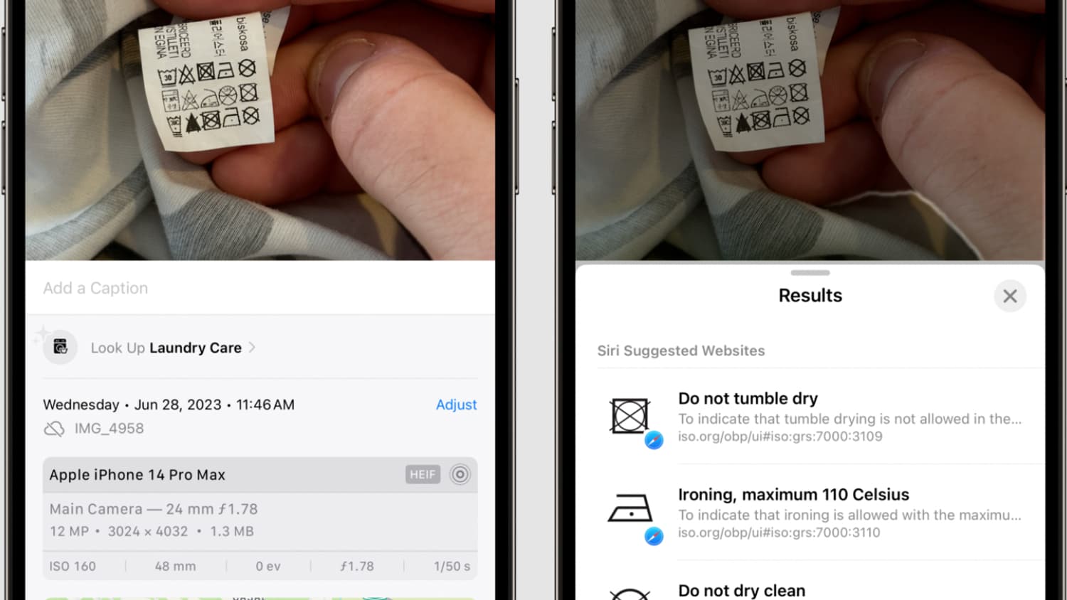 Une publication du journaliste de MacStories Federico Viticci sur Mastodon montre les nouvelles possibilités de l'application Photos des iPhone grâce à iOS 17.