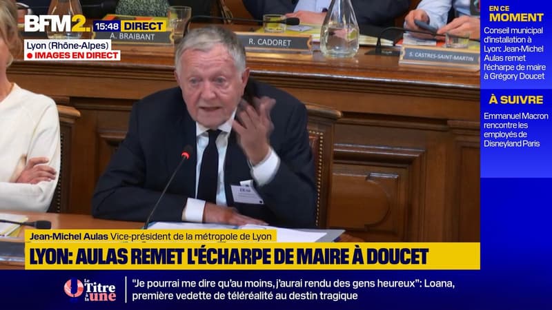 "Je mentirai en vous disant que j'aurais imaginé cette scène": Jean-Michel Aulas s'exprime face à Grégory Doucet lors du conseil d'installation