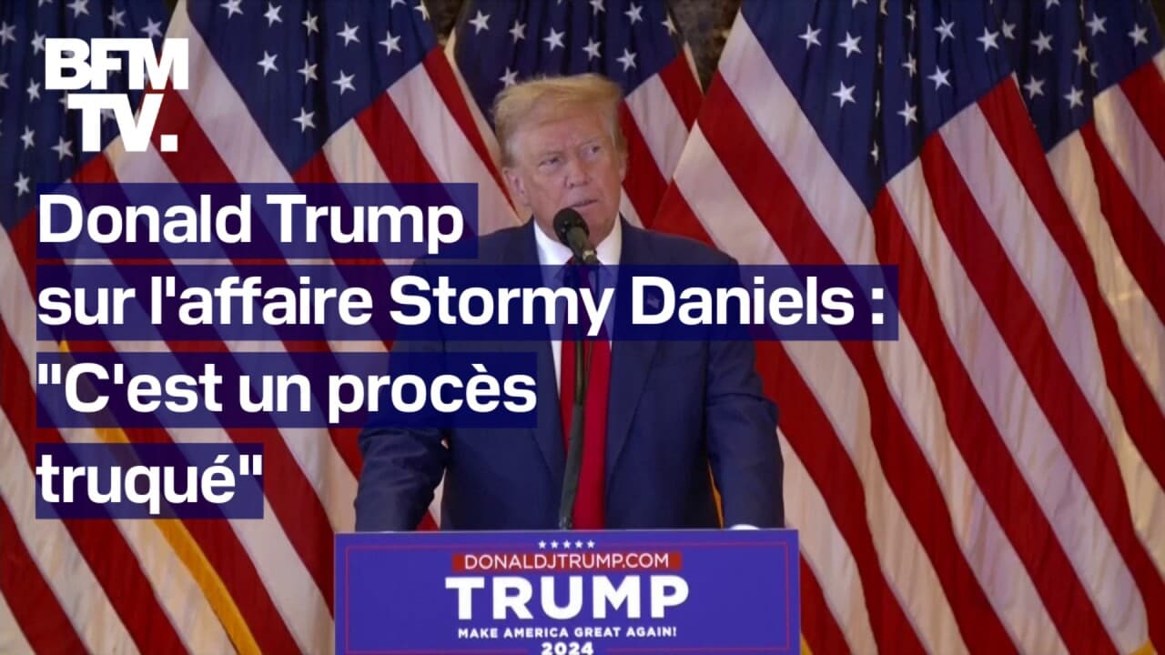 Donald Trump Revient Sur Le Verdict Dans L'Affaire Stormy Daniels Lors ...