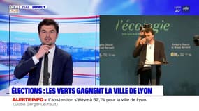 L'écologiste Grégory Doucet élu maire de Lyon: "Ce dimanche, Lyon avait rendez-vous avec l'histoire, la voici!"