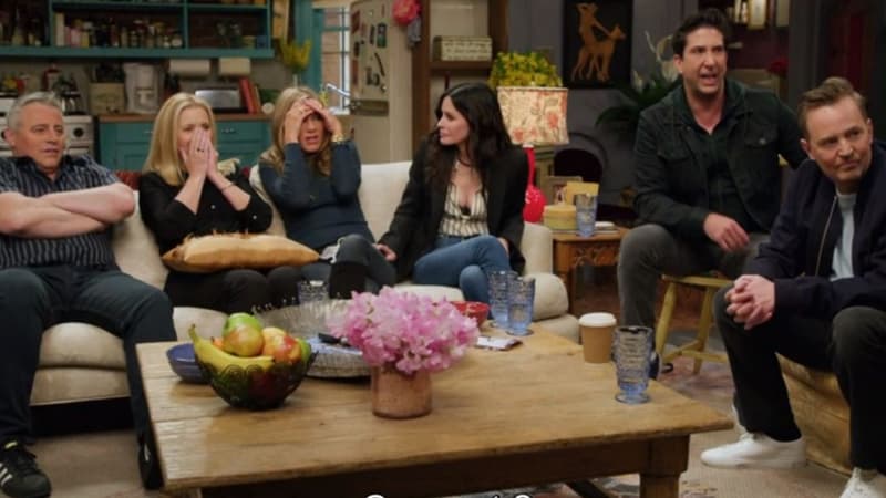 Les acteurs de Friends dans l'épisode spécial le 27 mai 2021.