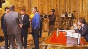 François Hollande présentera ses voeux depuis son bureau de l'Elysée.