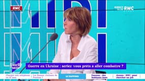 Guerre en Ukraine : seriez-vous prêts à aller combattre ? "Certains ont une vision un peu romantique de la guerre. Quand ils verront les premiers cercueil rentrés, ils verront ce que c'est qu'une vraie guerre" prévient Catherine Rambert.