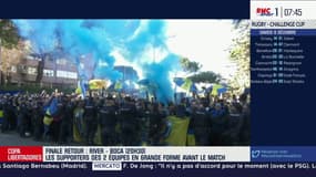 Les supporters de River et Boca ont pris possession de Madrid pour mettre une grosse ambiance avant la finale !