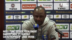 Nice : "Une performance catastrophique et inacceptable" juge Vieira