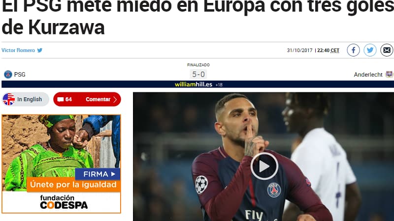 Le site de Marca