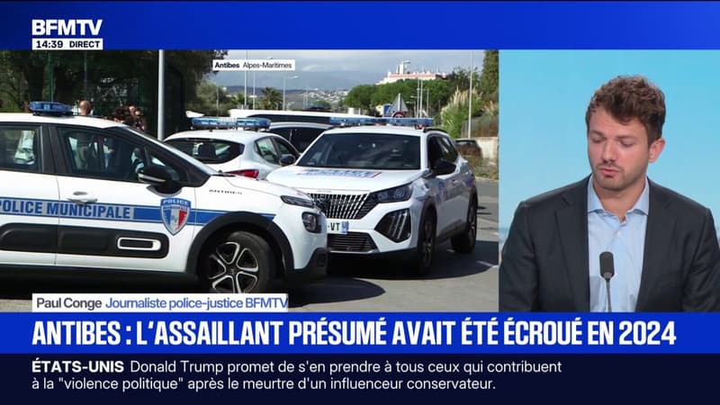 Attaque au couteau à Antibes: L'assaillant avait été écroué en 2024