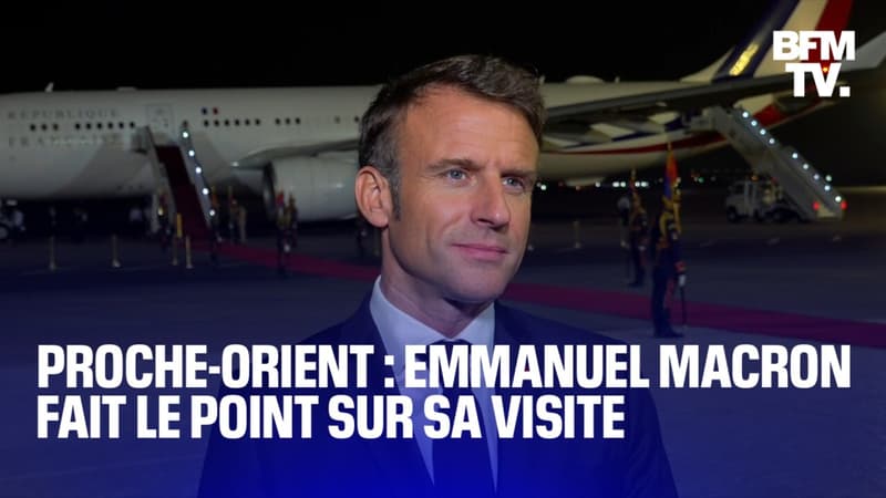 Proche-Orient: Emmanuel Macron fait le point sur sa visite