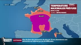 Jusqu'à 41 degrés à Lyon, pic de chaleur prévu jeudi: le point sur la météo de la semaine