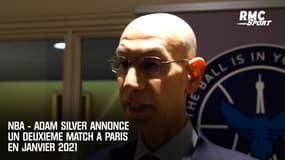 NBA - Adam Silver annonce un deuxième match à Paris en janvier 2021