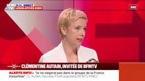 Clémentine Autain: "Je ne siégerai pas dans le groupe de la France insoumise"