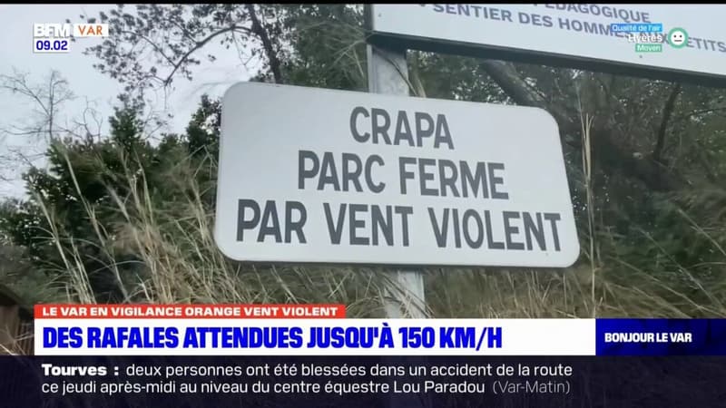 Vigilance orange dans le Var: de fortes rafales de vent attendues