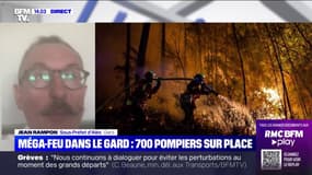 Méga-feu dans le Gard: le sous-Préfet annonce que "le feu ne progresse plus" 