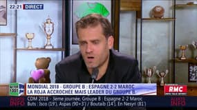 Jérôme Rothen : "L'Espagne s'attendait à un match très facile face au Maroc... Ils ont préparé le match sans être au taquet"