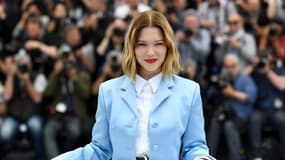 Léa Seydoux lors du photocall pour le film "Roubaix, une Lumiere" réalisé par Arnaud Desplechin, le 23 mai 2019 à Cannes 