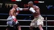 Salahdine Parnasse face à Franck Petitjean, le 04/10/2025, à l'Adidas Arena de Paris