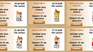 Les ventes de cigarettes en ligne représenteraient un manque à gagner de 400 millions d'euros pour l'Etat.