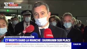 Gérald Darmanin: "4 passeurs soupçonnés" d'être liés au bateau de migrants naufragé "ont été arrêtés"