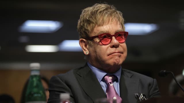 Elton John à Washington en mai 2015. 