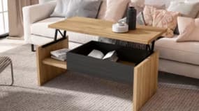 Cette table basse relevable profite d'une promo surprise chez Maisons du Monde, c'est du jamais vu