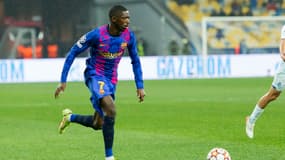 Ousmane Dembélé, à Kiev le 2 novembre 2021