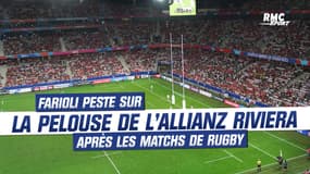 Nice : Farioli peste sur l'état de la pelouse de l'Allianz Riviera après les matchs de rugby