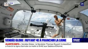 Vendée Globe: Ruyant 4e à franchir la ligne d'arrivée