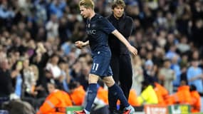 Kevin De Bruyne et Antonio Conte, son entraîneur à Naples