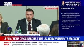 Crise politique: "La maison est en train de s'effondrer et monsieur Lecornu repeint les murs", fustige Jordan Bardella